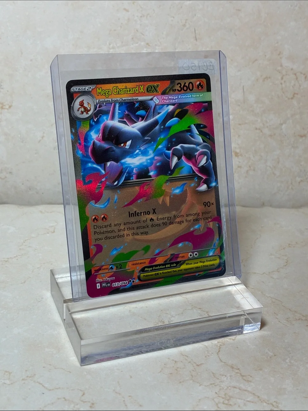 Mega Charizard X EX  Double Rare Holofoil Pokémon Card